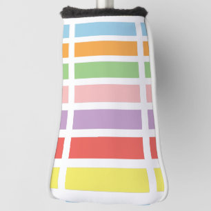 Colorful Pastel Hues Golf Head Cover