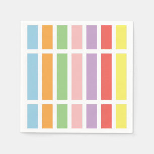 Colorful Pastel Hues Napkins