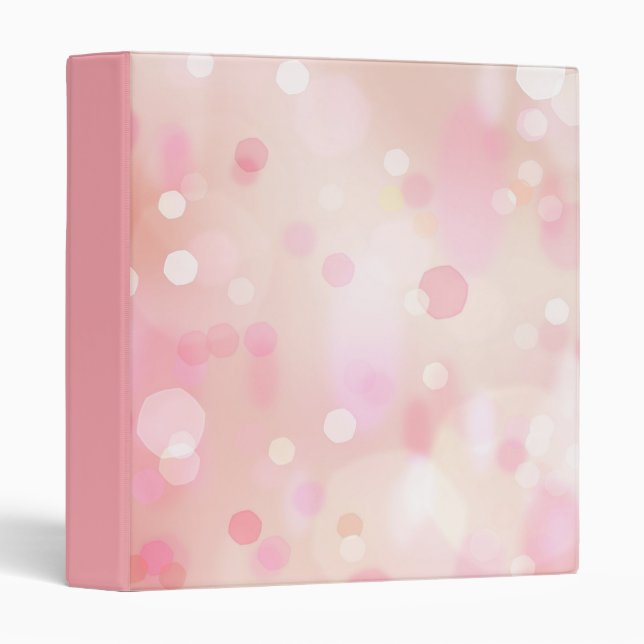 Colorful Pastel Lights Bokeh Binder (Front/Spine)