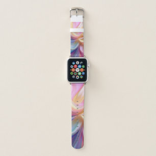 Colorful Pastel Silk Apple Watch Band