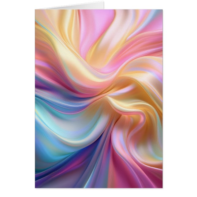 Colorful Pastel Silk Cards (Front)