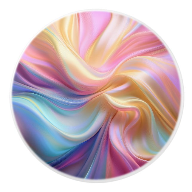 Colorful Pastel Silk Ceramic Knob (Front)