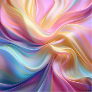 Colorful Pastel Silk Cutout