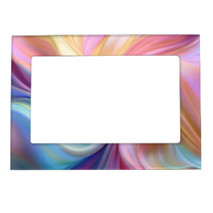 Colorful Pastel Silk Magnetic Frame