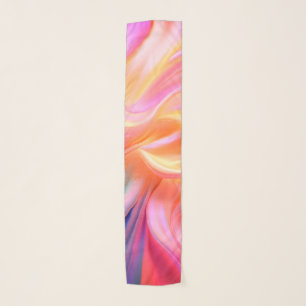 Colorful Pastel Silk Scarf