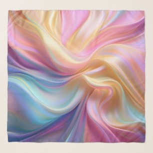 Colorful Pastel Silk Scarf