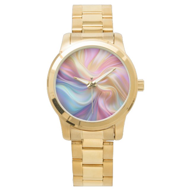 Colorful Pastel Silk Watch (Front)