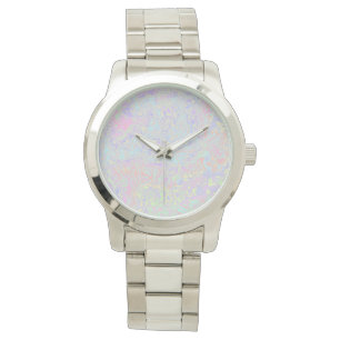 Colorful Pastel Swirly Trippy Acid Trip Rainbow Watch
