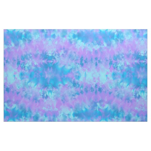 Colorful Pastel Tie Dye Pattern Rainbow Fabric