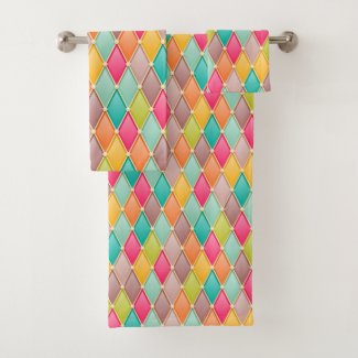 Colorful Pastels Triangles 
