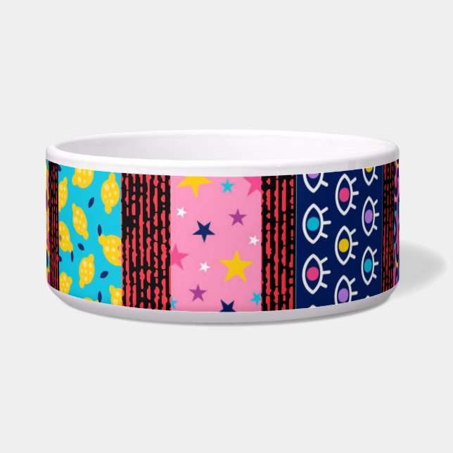 Colorful Patchwork  Bowl (Front)