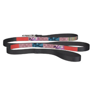 Colorful Patchwork composition pet leash