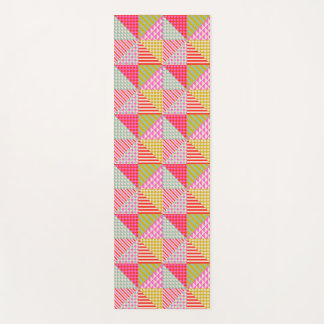 Colorful Patchwork Exercise Pilates Yoga Mat