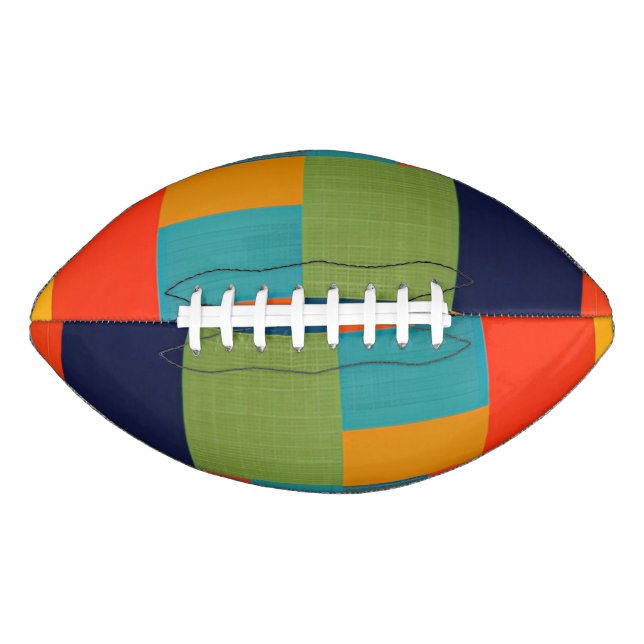 Colorful Patchwork Football (Front)