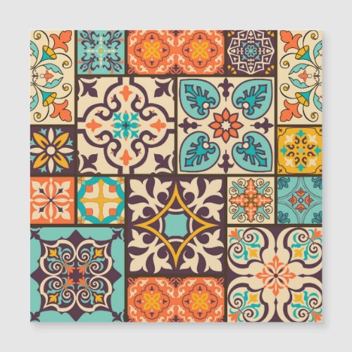 Colorful Patchwork Islam Motifs Tile