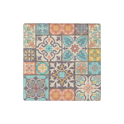 Colorful Patchwork Islam Motifs Tile