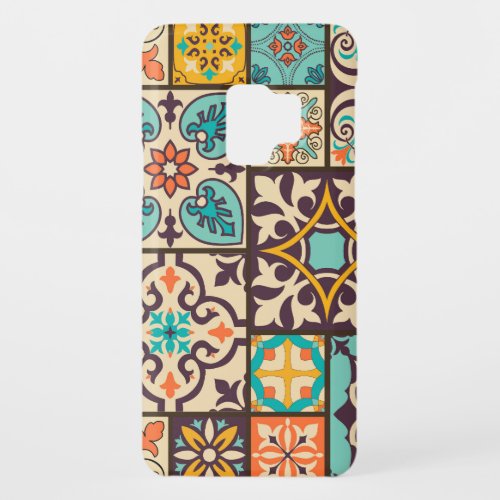 Colorful Patchwork Islam Motifs Tile Case_Mate Samsung Galaxy S9 Case