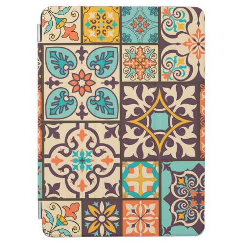 Colorful Patchwork Islam Motifs Tile iPad Air Cover