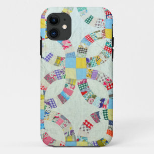 Colorful patchwork quilt iPhone 11 case