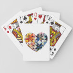 Colorful Patchwork Quilt Heart Playing Cards at Zazzle