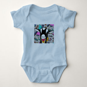 Colorful Patrols Funny Goats Baby Bodysuit