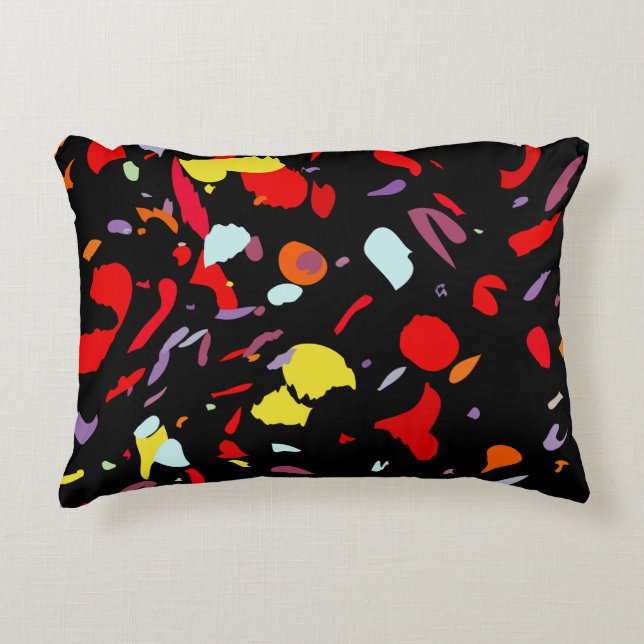 Colorful Pattern  Accent Pillow (Front)
