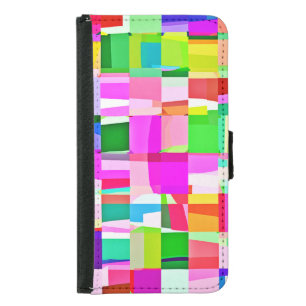 Colorful Pattern Art Samsung Galaxy S5 Wallet Case