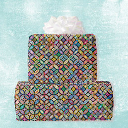 Colorful Pattern Birthday Gift Wrapping Paper