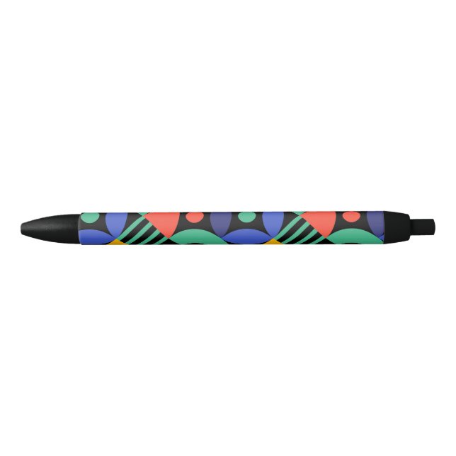 Colorful Pattern                  Black Ink Pen (Front)