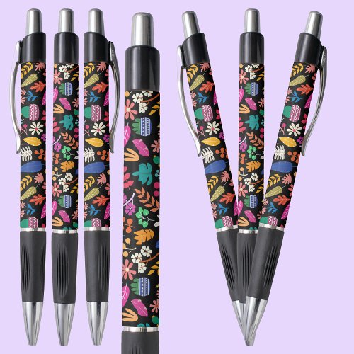 Colorful Pattern                  Black Ink Pen