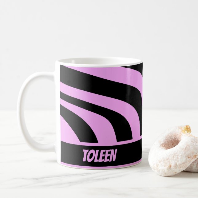 Colorful Pattern                  Coffee Mug (With Donut)