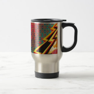 Colorful Pattern Creation "Flash Gordon" Travel Mug