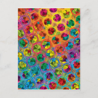 Colorful Pattern Creation "Sinbad's Treasure" Postcard