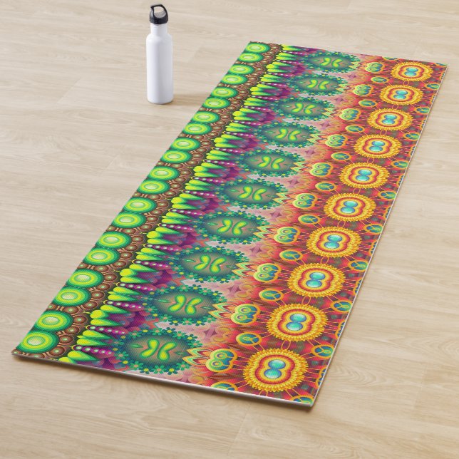 Colorful Pattern Design Yoga Mat (In Situ)