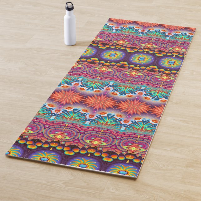 Colorful Pattern Design Yoga Mat (In Situ)