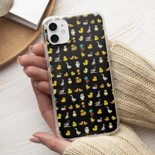 Colorful pattern Ducks cute baby animal  iPhone 13 Pro Max Case