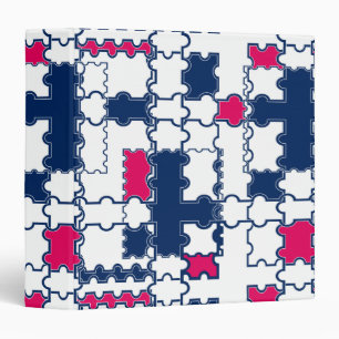 Colorful pattern , elegant 3 ring binder