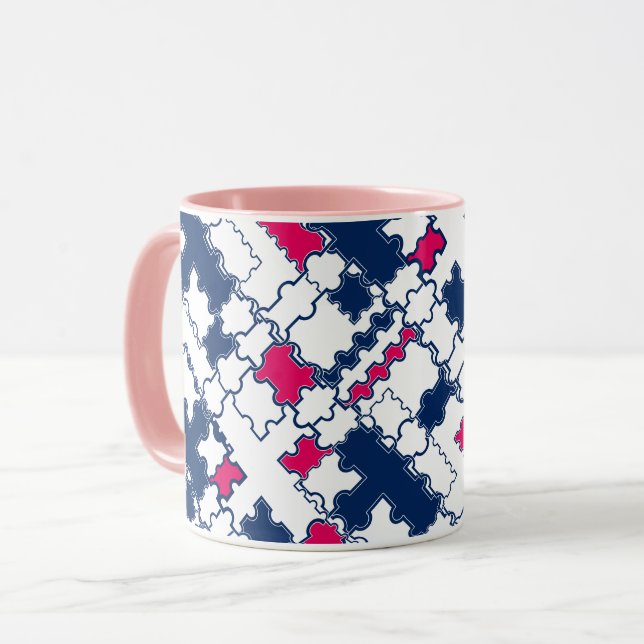 Colorful pattern , elegant mug (Front Left)