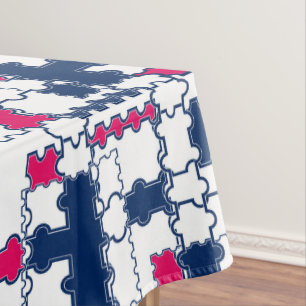 Colorful pattern , elegant tablecloth