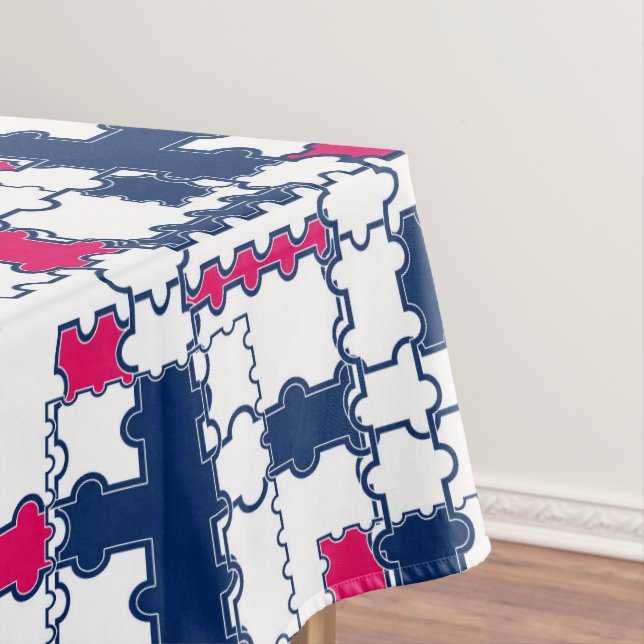 Colorful pattern , elegant tablecloth (In Situ)