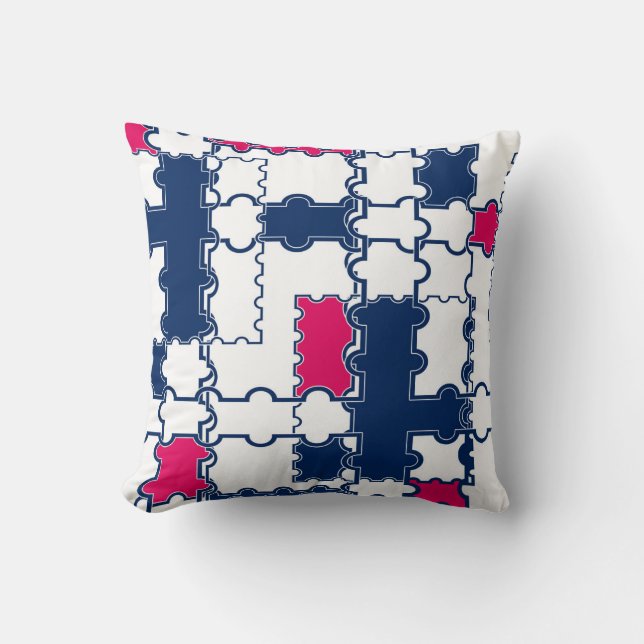 Colorful pattern , elegant throw pillow (Front)