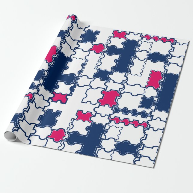 Colorful pattern , elegant wrapping paper (Unrolled)