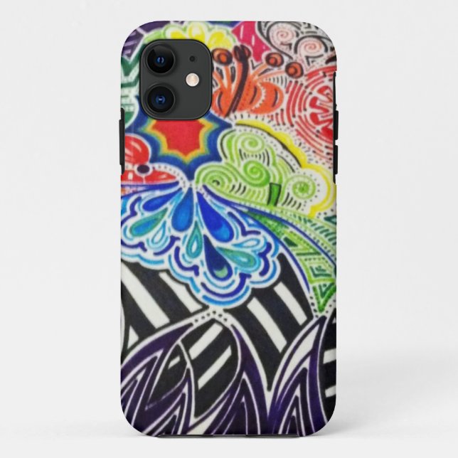 colorful pattern iphone 5 case (Back)