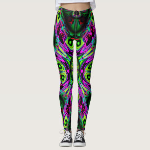 Colorful pattern leggings