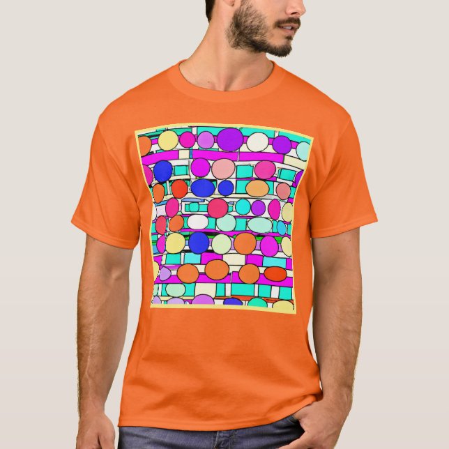 Colorful Pattern Magic T-Shirt (Front)