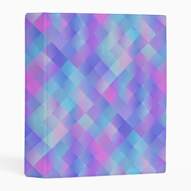 Colorful Pattern Mini Binder (Front/Spine)