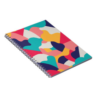 Colorful pattern notebook