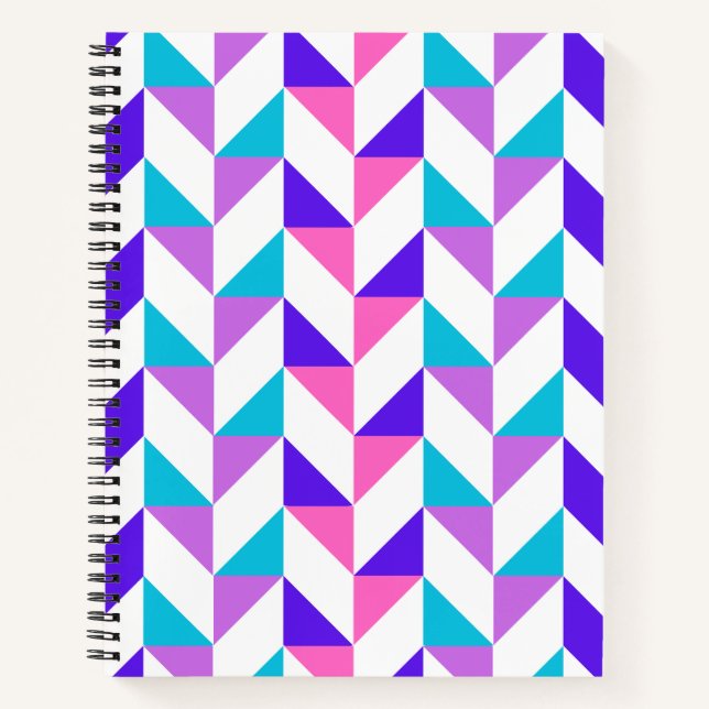 Colorful Pattern  Notebook (Front)