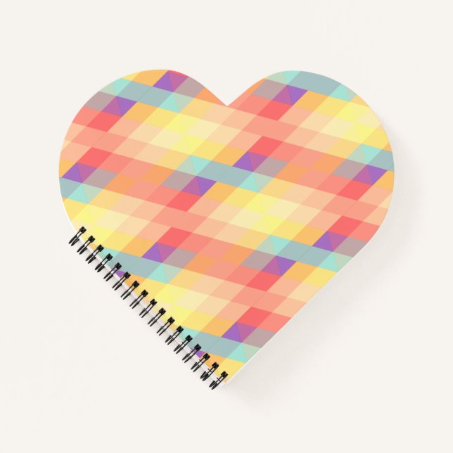 Colorful pattern notebook (Front)