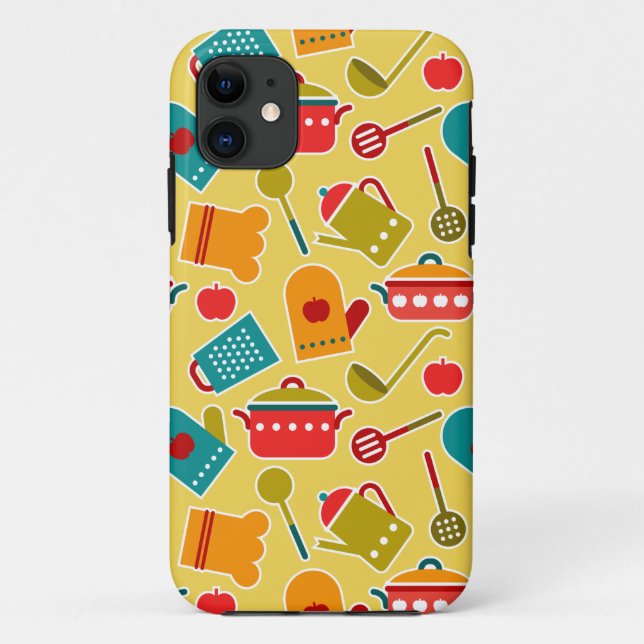Colorful pattern of kitchen utensils Case-Mate iPhone case (Back)